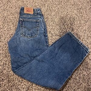 Vintage 90s Kids Levi's Blue Jeans